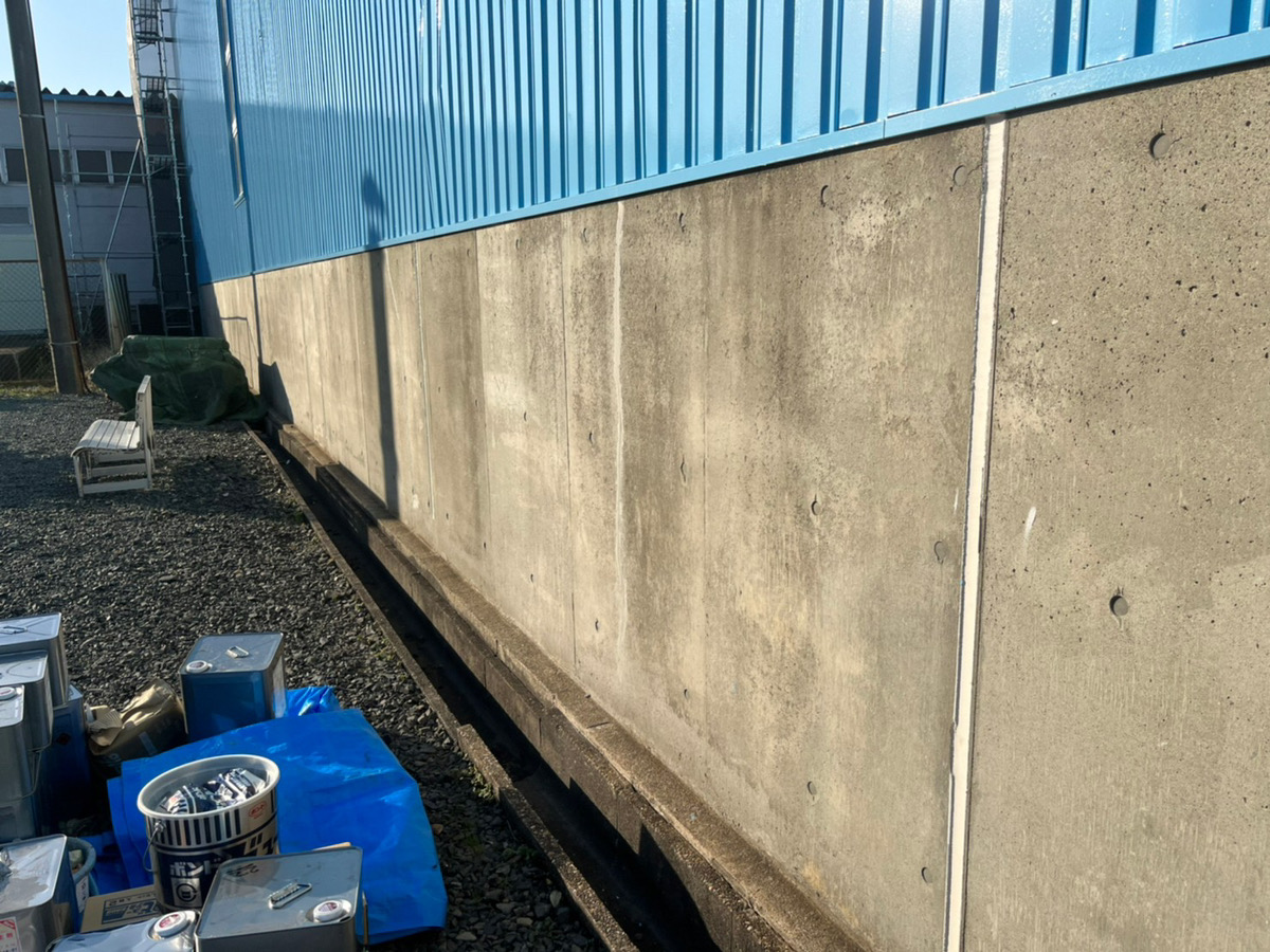 基礎下塗り施工後