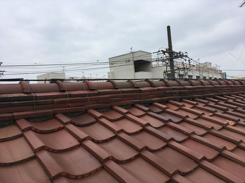 瓦 ズレ 漆喰